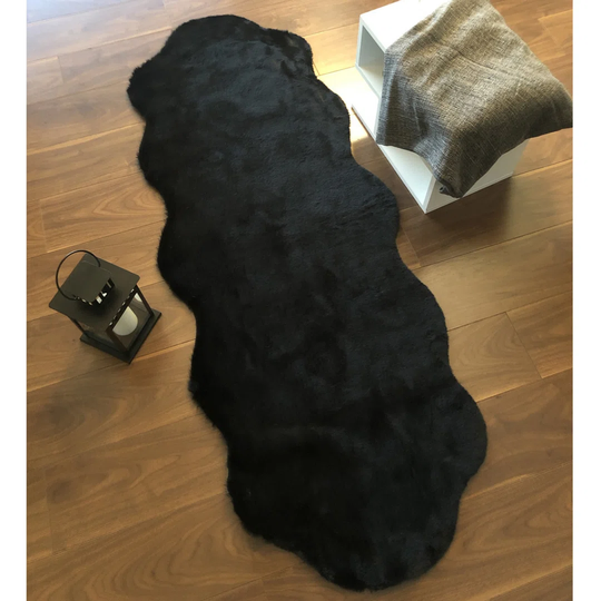Homer Flatweave Black Rug