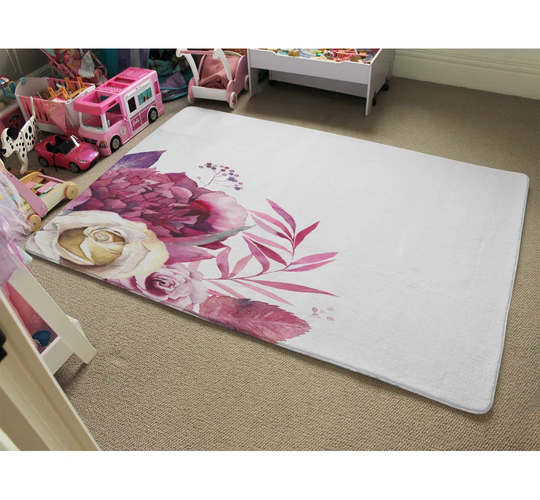 Osakis Designer Shaggy Pink/Purple/Cream Rug
