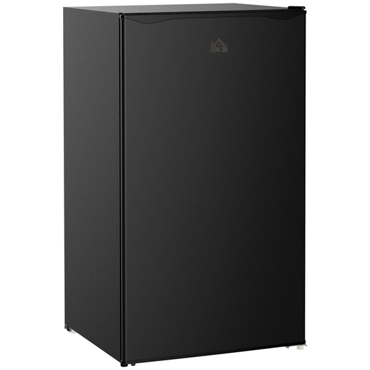 HOMCOM 91L Freestanding Under Counter Fridge w/ Reversible Door Black