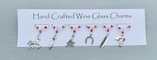 Horse Wine Glass Charms
