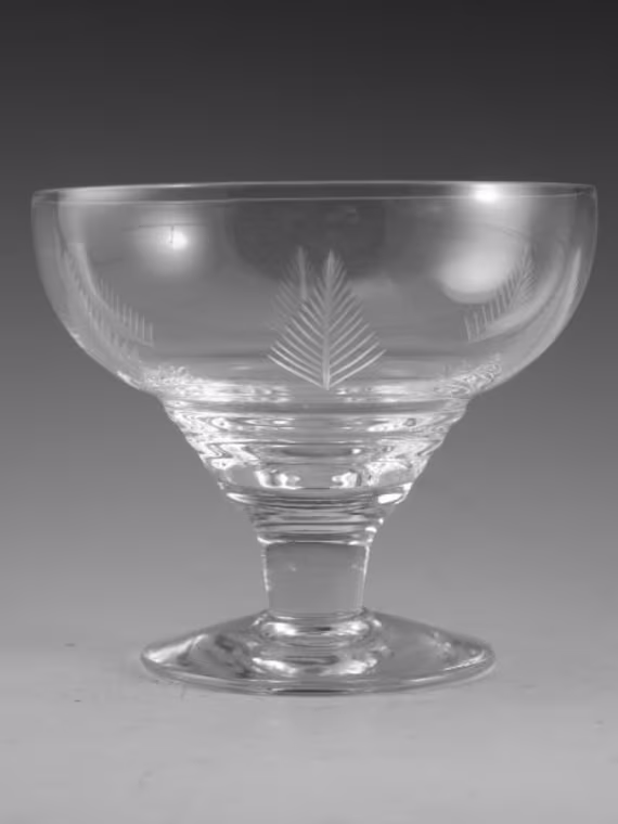 stuart Crystal - Woodchester Cut Sundae Bowl Glass/Glasses 3 1/2