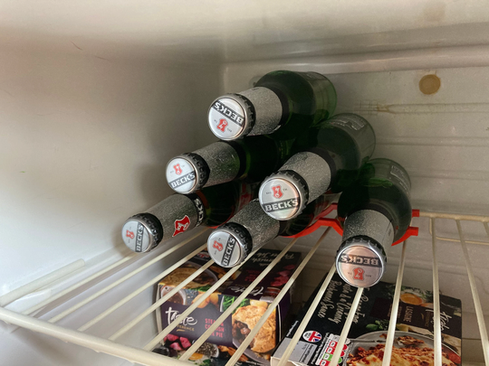 Fridge Beer Can Bottle Rack