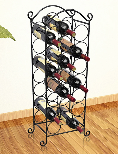 21 Bottle Wine Rack