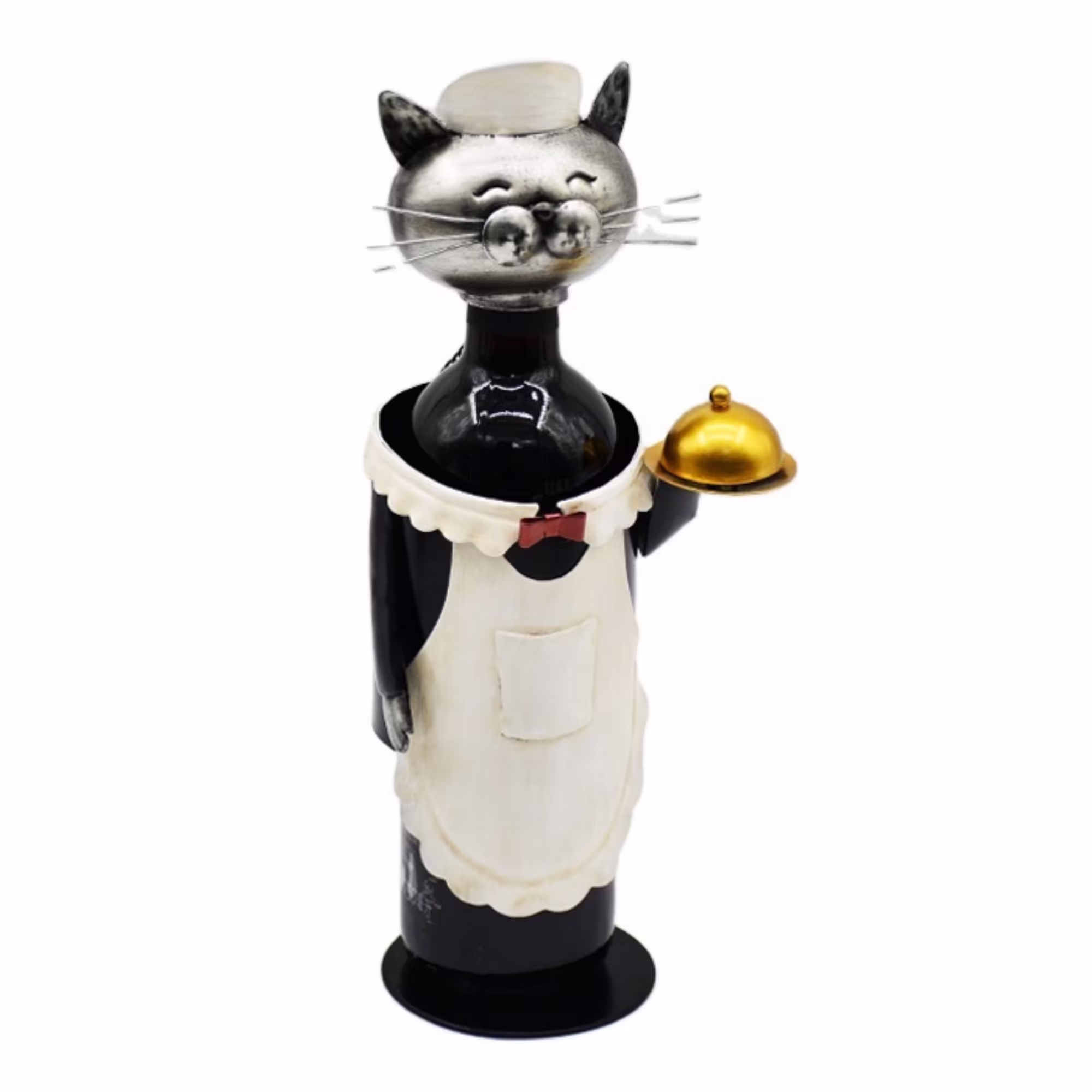 Waitress Cat Wine Bottle Holder, Lovers Lover Gift, Holder Decoration, Ornament