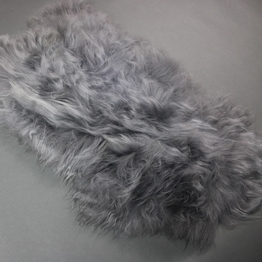 Alivia Sheepskin Grey Rug