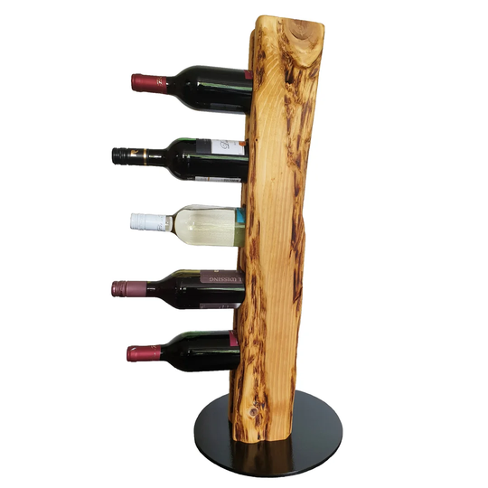 Helena 5 Bottle Floor Wine Bottle Rack