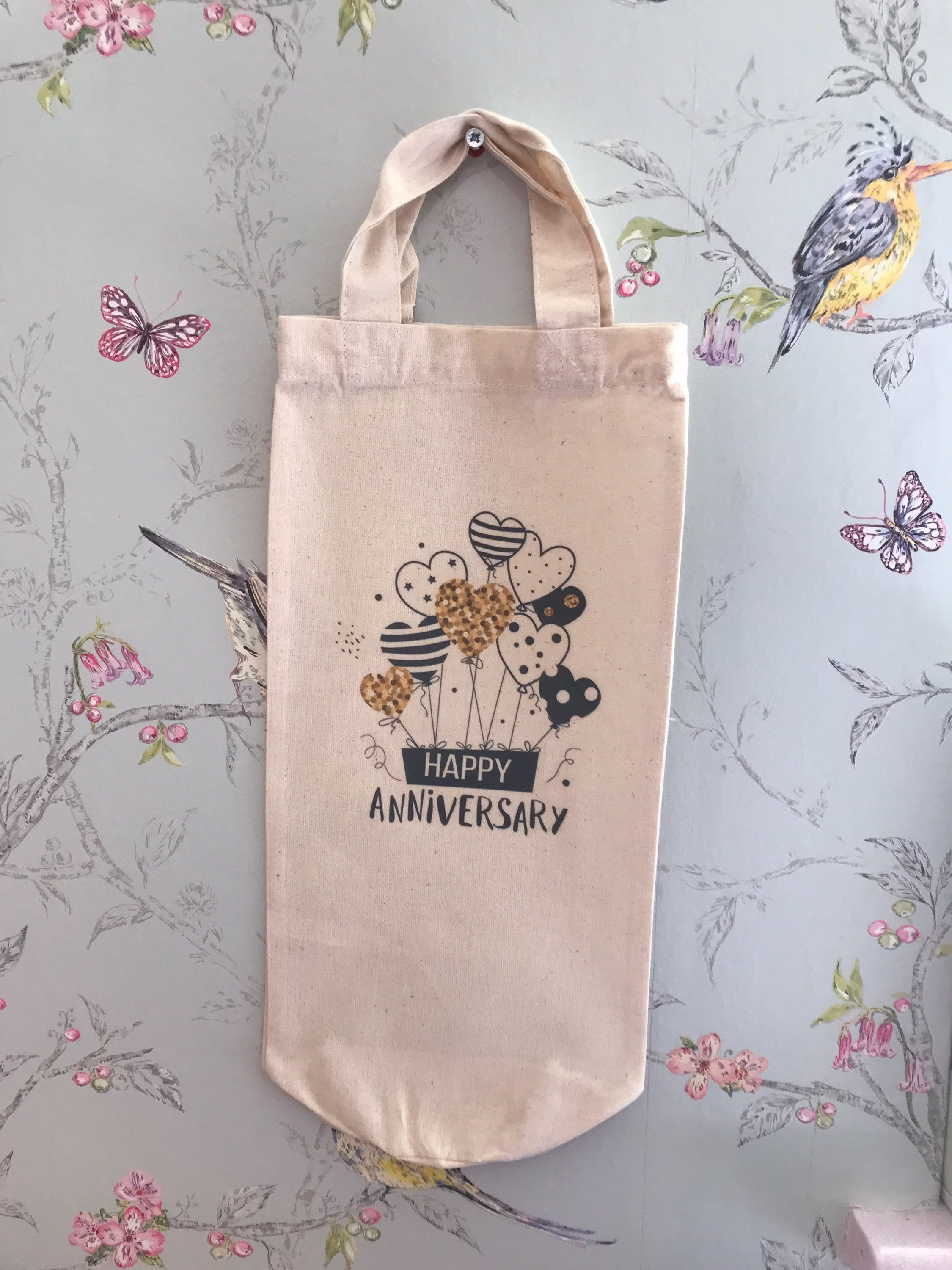 Happy Anniversary Bottle Bag