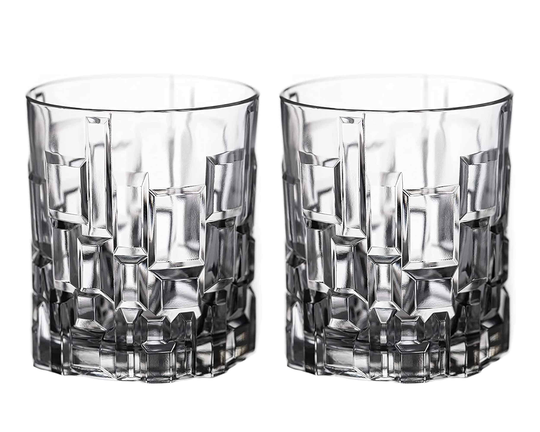 Diamante Whisky Tumblers - "'quartz