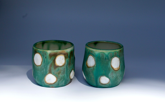 Drink Glasses in Aged Copper