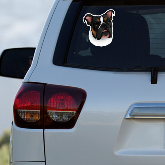 Custom Die Cut Vinyl, Dog Portrait Sticker, Pet Car Window Laptop Stickers Of Your Pet's Face