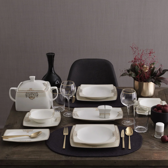 84 Piece Dinnerware Set, Service for 12