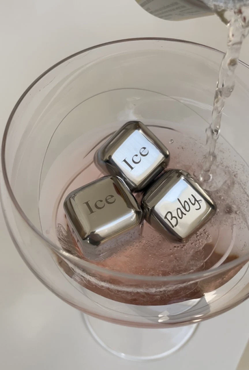 Ice Baby Ice Cubes | Gin Stones Whiskey Wedding Anniversary Gift Christmas |Custom |Couples 11 Years Drinks