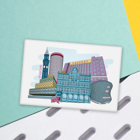 Birmingham Skyline Fridge Magnet