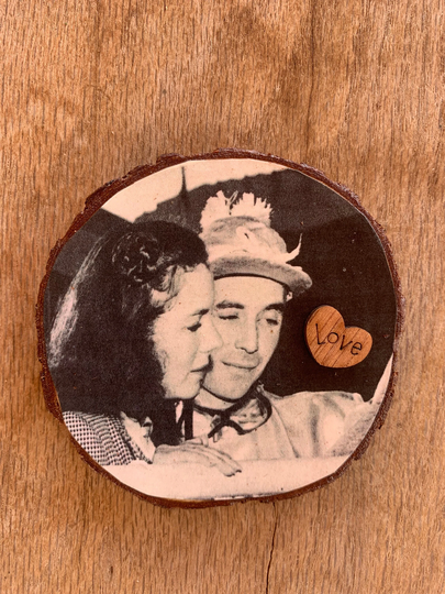 Christmas Gift Birthday Anniversary Valentine's Day Custom Personalized Photograph Image Wooden Coasters Magnets Ornaments