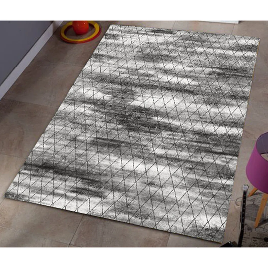 Santamaria Flatweave Black/Grey/White Rug