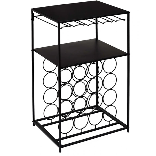 Metal Serving Bottle Rack