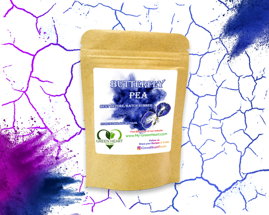 50G Violet/Blue Dye Butterfly Pea Flower Powder Clitoria Ternatea Natural Food Coloring Blue Matcha Chai