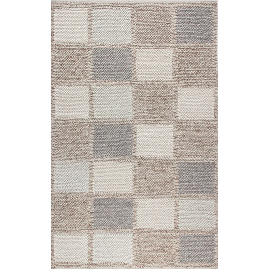Caban Handwoven Wool Grey/Beige Rug