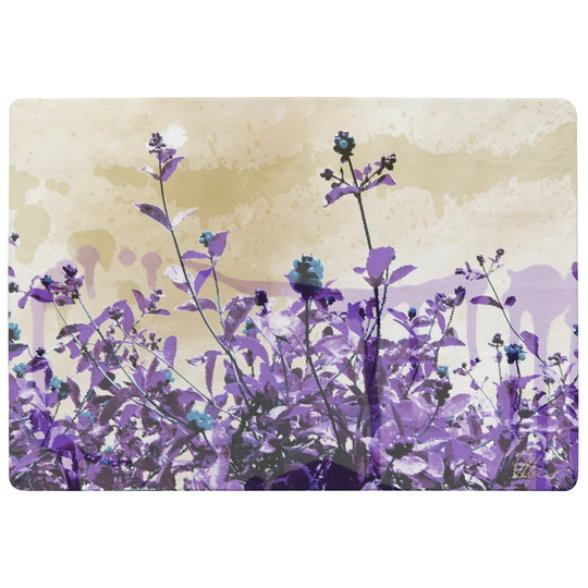 Tipton Designer Shaggy Purple/Gold Rug