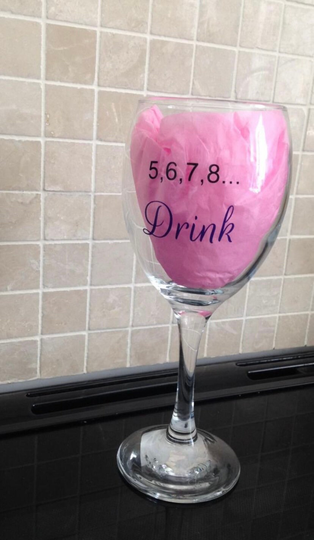 Dance Teacher Wine Glass, Personalised Dance Gift, Glasses, Dancing Glasses