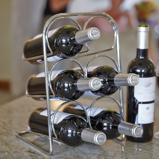 Pisa 6 Bottle Tabletop Wine Rack