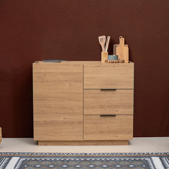 110" Wide 3 Drawer Sideboard