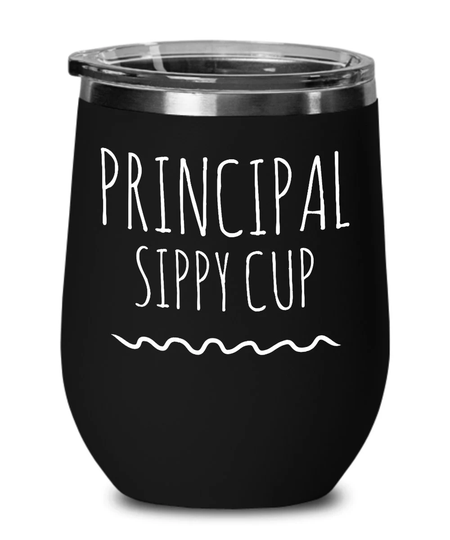 School Principal | Gift Wine Tumbler Funny Gift For Birthday Promotion