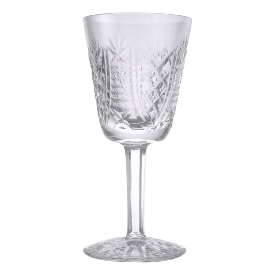 Waterford Crystal - Clare Cut White Wine Glass/Glasses 5 1/2