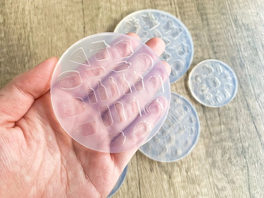 Diy Miniature Shaker Silicone Soft Mold Cute Resin Charm Crafting Epoxy
