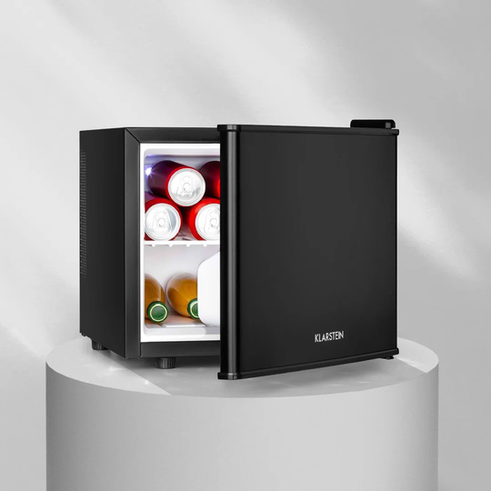 Klarstein secret hiding place mini fridge 2 levels 17 Ltr. 26db thermoelectric