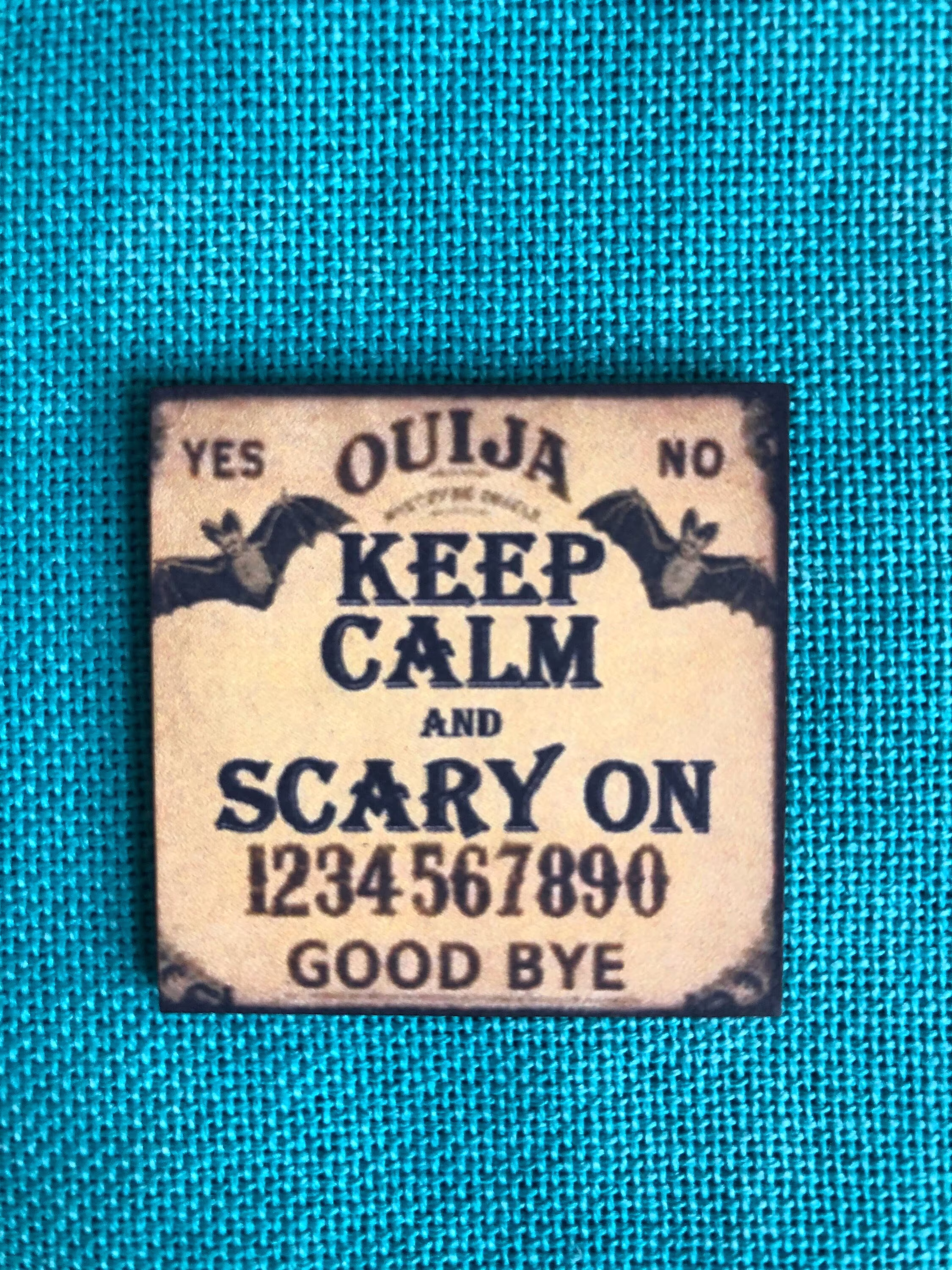 Scary On | Halloween Wooden Needle Minder Cover
