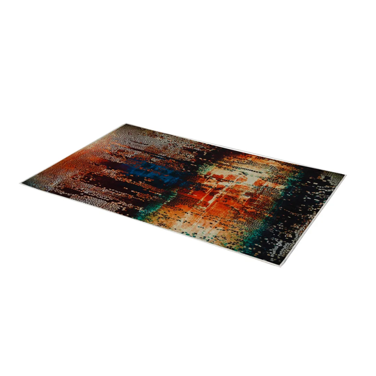 Nilofar Flatweave Brown/Orange/Blue Rug