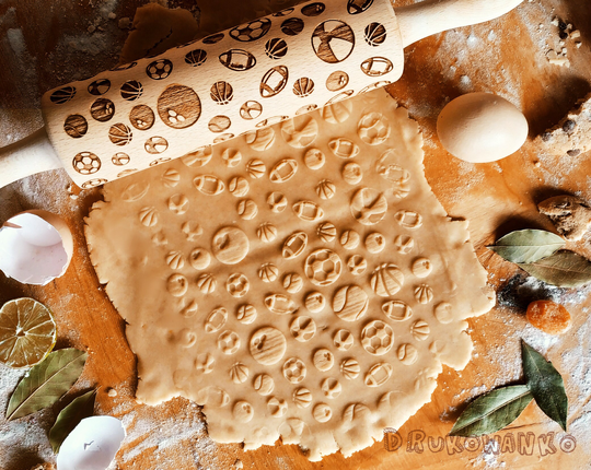 Sport Football Tennis Nba Rolling Pin Embossed, Cookies, Cookie, Roller, Laser Engraved, Gift, Christmas, Fondant, Dought, Biscuit, Pastry