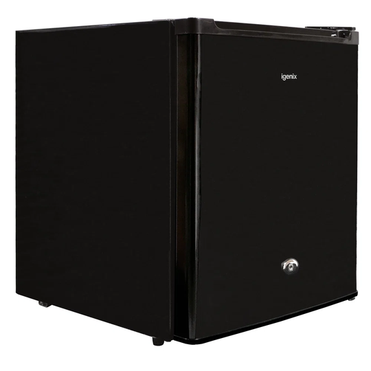 47L Table Top Fridge With Lock Black