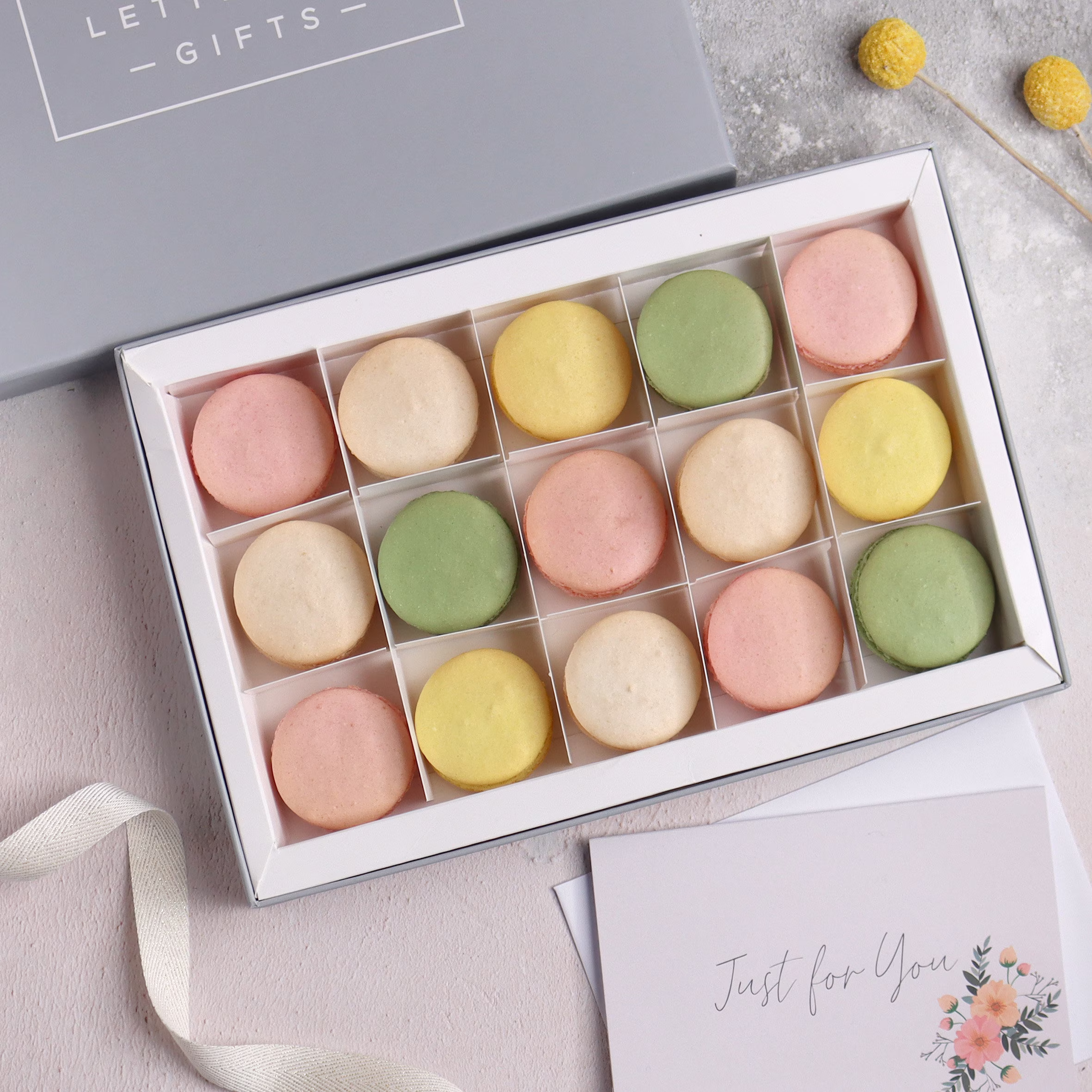 Letterbox Macarons - Freshly Made To Order Through The Post Macaron Gift Delivery Birthday