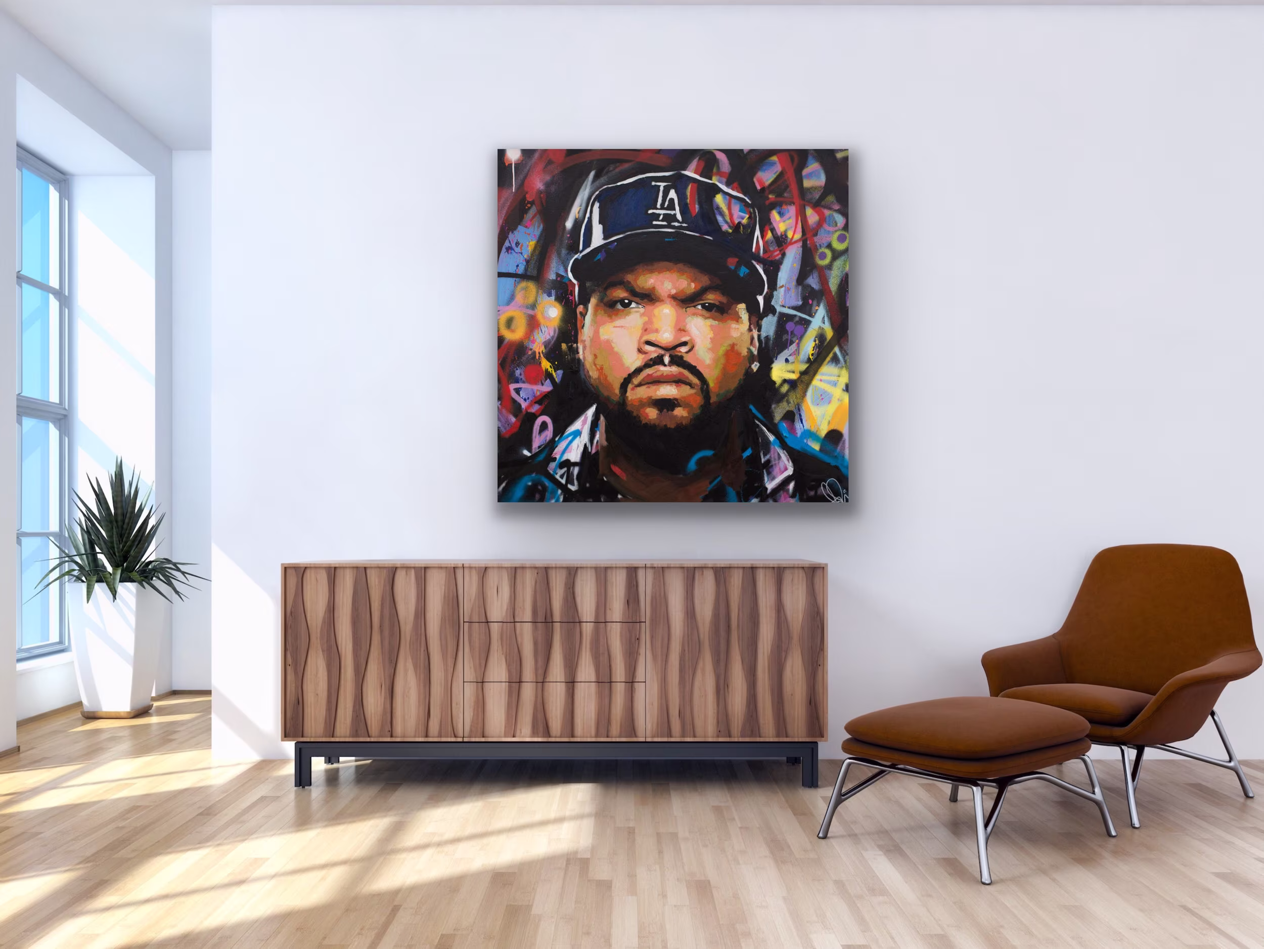 Ice Cube, Original Painting, 40