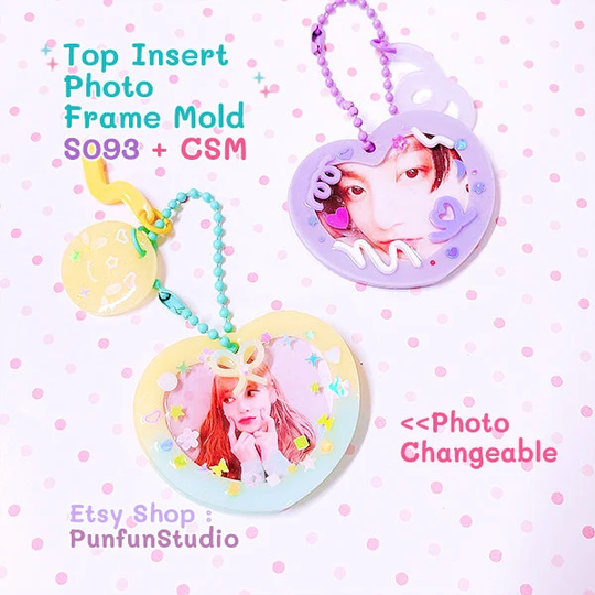 S093 + Csm Top Insert Photo Frame Mold/Silicone
