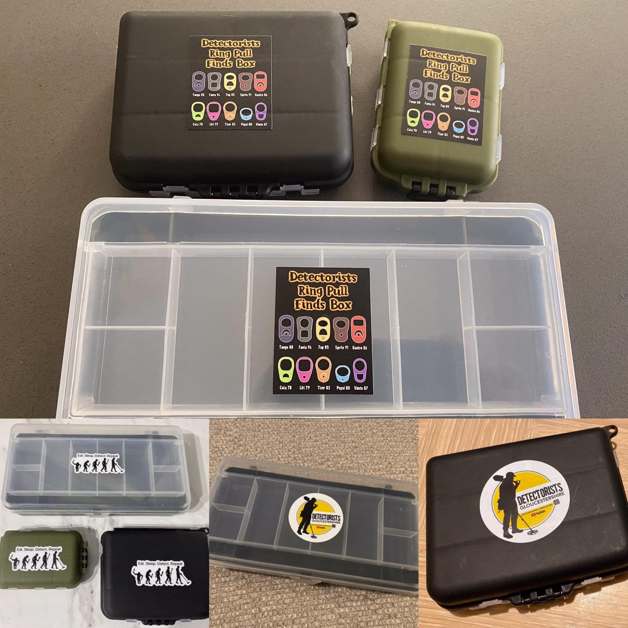 Metal Detecting Finds Coin Box All Sizes - Different Designs