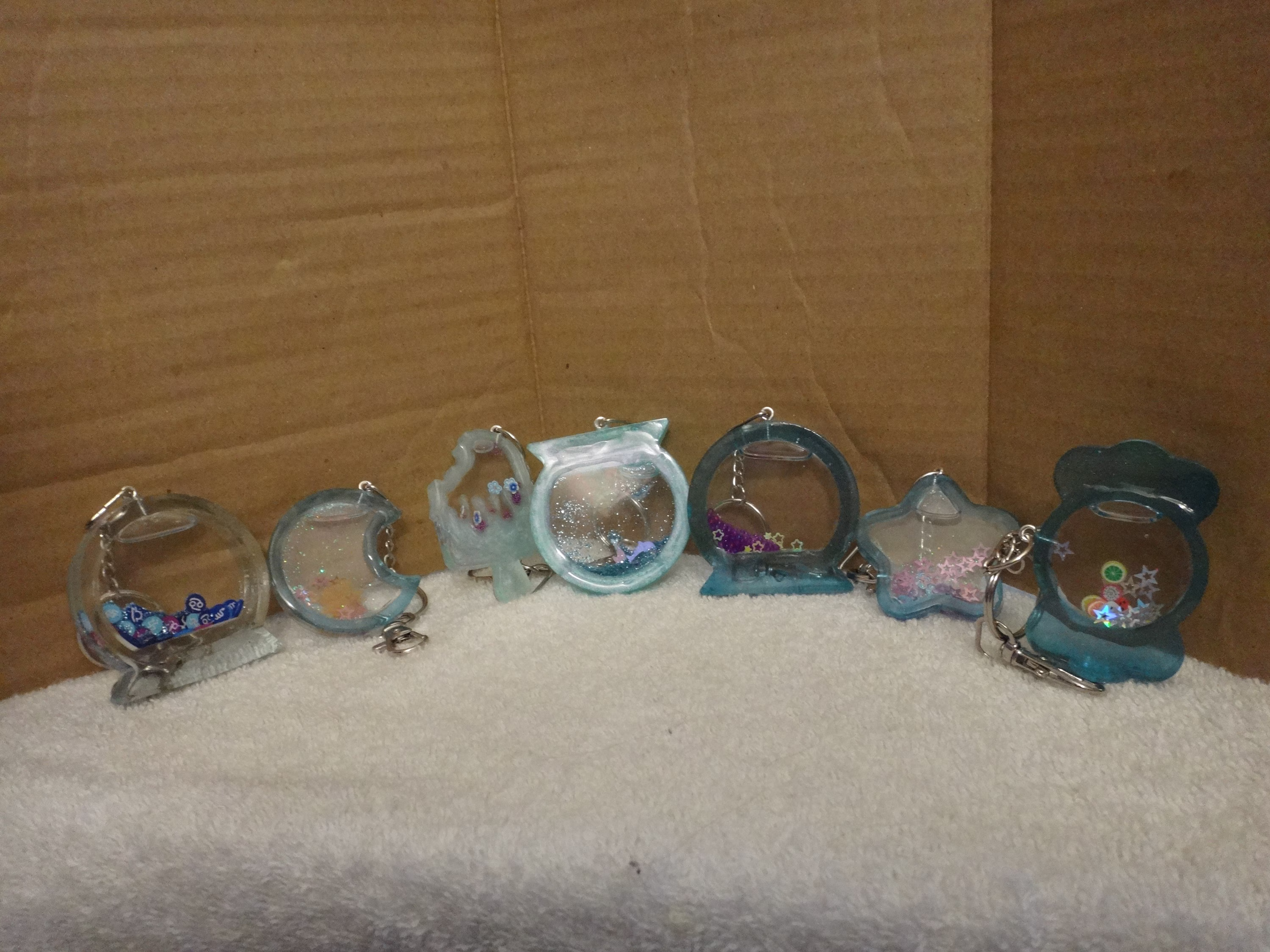 Assorted Shakers That Are Keychains/Backpack Clips
