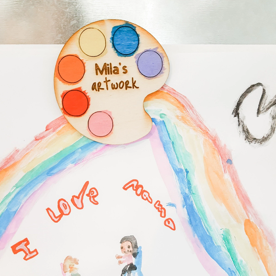 Look What I Made Sign Magnet For Kids/ Display Artwork/ Fridge Personalized Gift, Magnet, Artwork Hanger, Wood Magnet Refrigerator