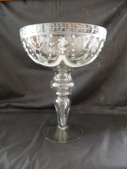 Huge Wine Glass, Compote, Vase