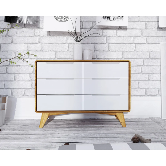 Yasmine 90 Cm Wide 3 Drawer Sideboard