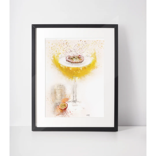Pornstar Martini Cocktail - Picture Frame Graphic Art