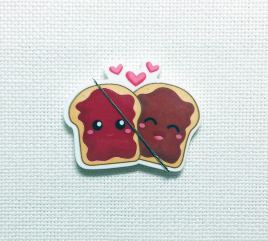 Toast Cuties Needle Minder For Cross Stitch | Embroidery Cover Diamond Painting