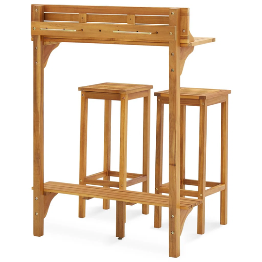 Ambriana Rectangular 2 - Person 90Cm Long Bar Height Dining Set