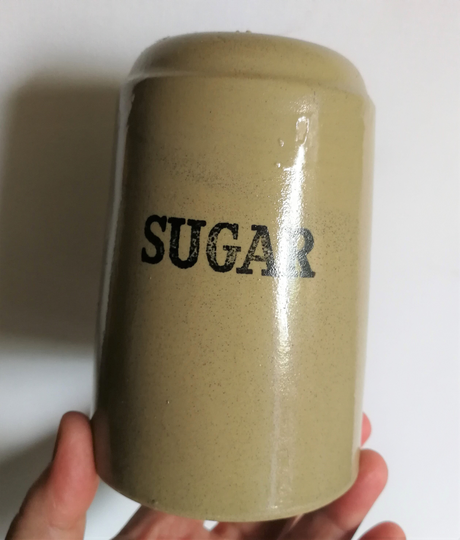 Vintage Pottery Sugar Shaker Sifter Dredger Kitchenalia