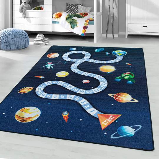 Ivybridge Flatweave Navy Rug