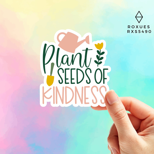 Plant Seeds Of Kindness Sticker Succulents Ecologist Nature Funny Stickers For Laptop Macbook Pro