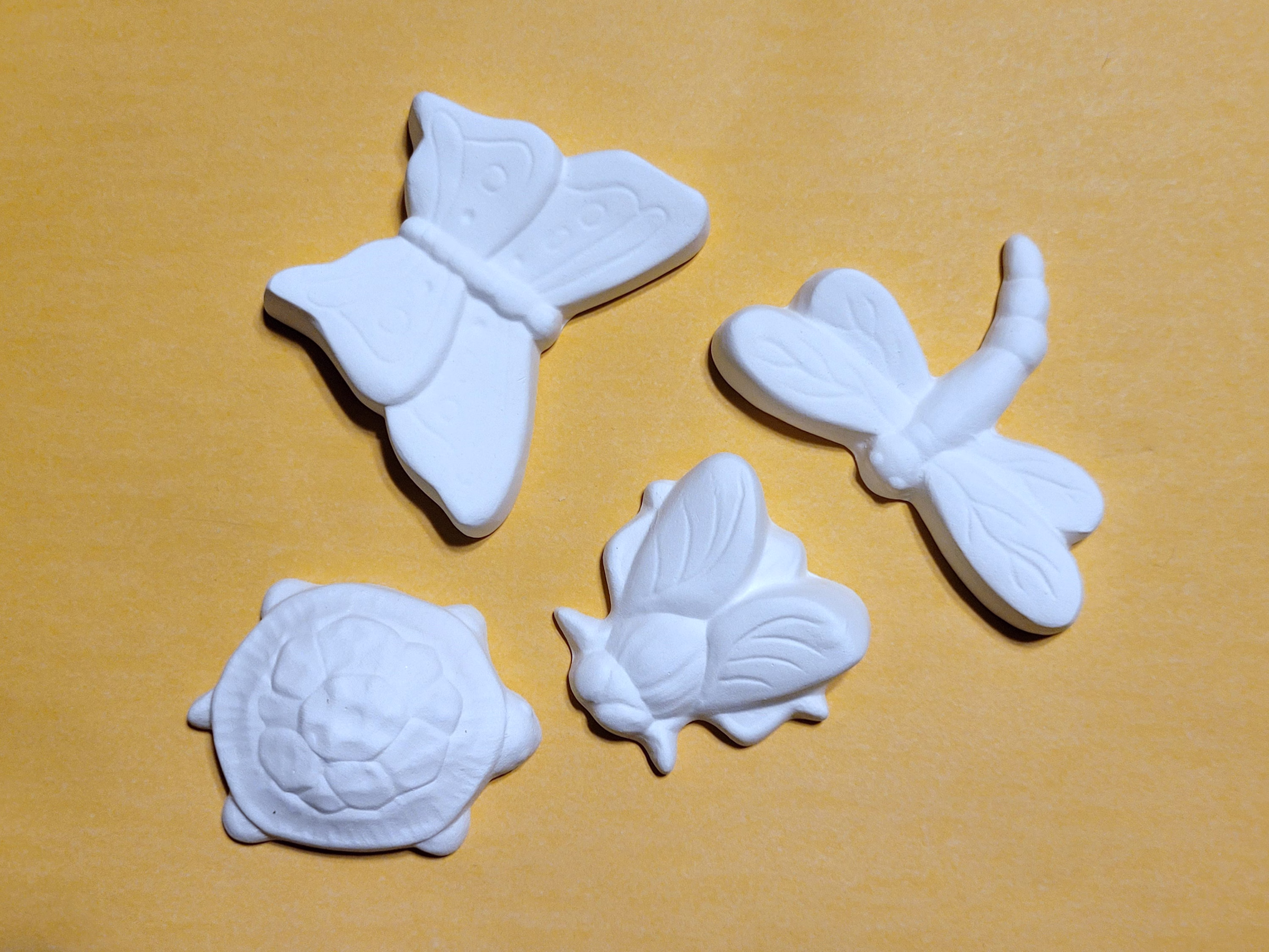 Butterfly, Dragonfly, Fly, Turtle One Sided Flats, Ornaments Or Add On's ~ Hand Crafted By Crazyoldladyjc