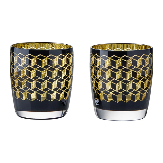 Cubic DOF Tumblers 450 ml Drinking Glass